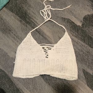 Windsor Ivory Knitted Top Size S